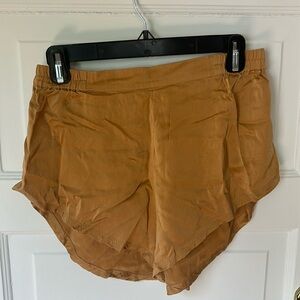 Lunya Washable Silk Shorts in copper